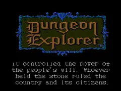 Dungeon Explorer (USA)