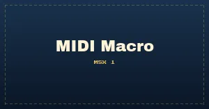 MIDI Macro (YRM-33)