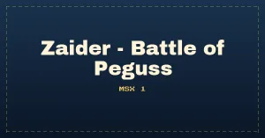 Zaider - Battle of Peguss