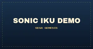 SONIC IKU DEMO