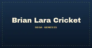 Brian Lara Cricket (Europe) (June 1995)