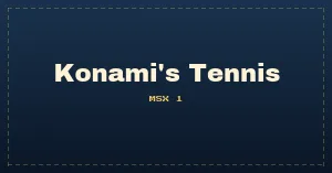 Konami's Tennis