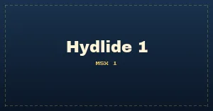 Hydlide 1