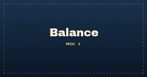 Balance