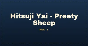 Hitsuji Yai - Preety Sheep