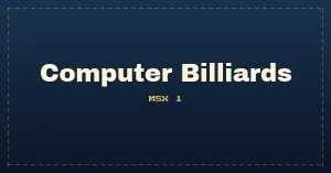Computer Billiards