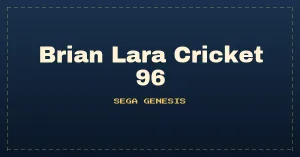 Brian Lara Cricket 96 (Europe) (March 1996)