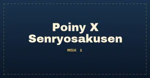 Poiny X Senryosakusen