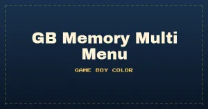 GB Memory Multi Menu (Japan) (NP)