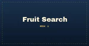 Fruit Search