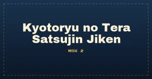 Kyotoryu no Tera Satsujin Jiken