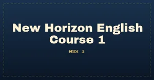 New Horizon English Course 1