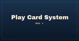 Play Card System (UPA-01)
