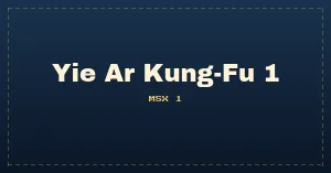 Yie Ar Kung-Fu 1