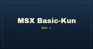 MSX Basic-Kun