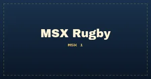 MSX Rugby