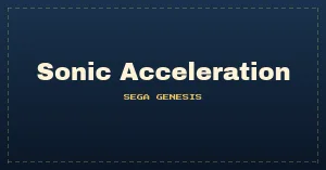 Sonic Acceleration