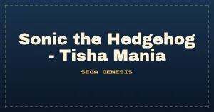 Sonic the Hedgehog - Tisha Mania
