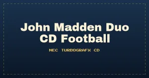 John Madden Duo CD Football
