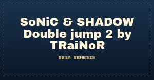 SoNiC & SHADOW Double jump 2 by TRaiNoR