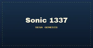 Sonic 1337