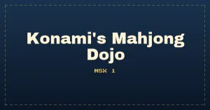 Konami's Mahjong Dojo