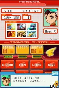 Mega Man Star Force - Leo (Europe) (En,Fr,De,Es,It)
