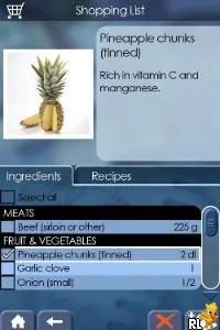 My Healthy Cooking Coach - Easy Way to Cook Healthy (USA) (NDSi Enhanced)