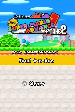New Super Mario Advance + Take 2 (Toad)