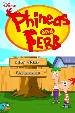 Phineas and Ferb - 2 Disney Games (Europe) (En,Fr,De,Es,It,Nl) (NDSi Enhanced)