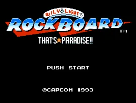 Wily & Light no Rockboard - That's Paradise (Japan) [En by Interordi v1.1] (Mega Man Version)